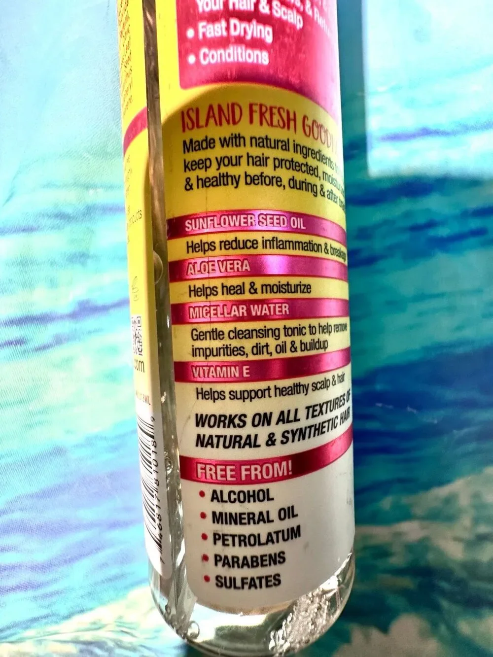 Jamaican Mango & Lime Foams Braid Your Way 8 fl. oz., Micellar Water Refresher
